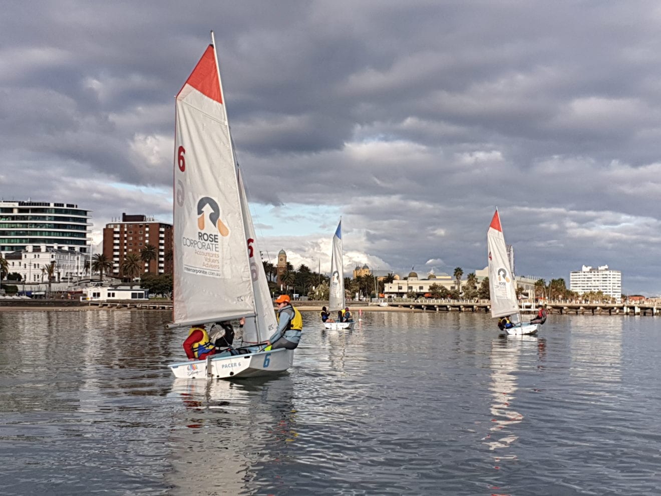 3 Dinghies Learn To Sail At RMTSA